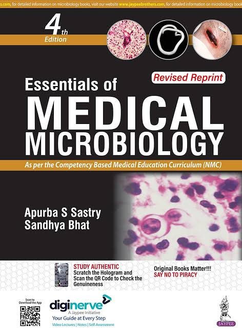 Essentials of Medical Microbiology 4th Edition 2023 revised reprint  by Apurba S Sastry