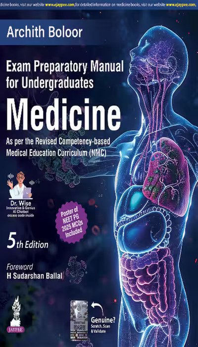 Exam Preparatory Manual for Undergraduates Medicine 5th Edition 2025 by Archith Boloor
