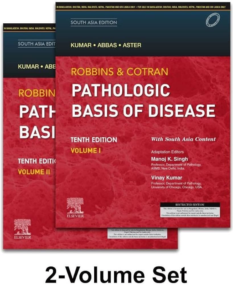 Robbins and Cotran Pathologic Basis of Disease (Two Vol Set), 10e, South Asia Edition Paperback