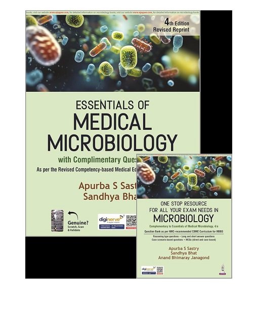 Essentials of Medical Microbiology By Apurba S Sastry Reprint 4/e 2025