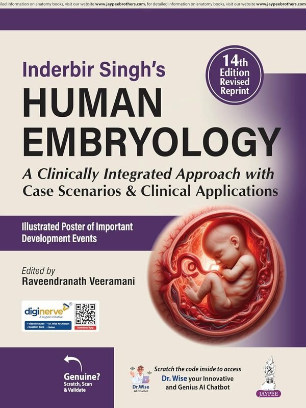 Inderbir Singh'S Human Embryology by Raveendranath Veeramani (Author), i b singh