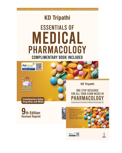Essentials of Medical Pharmacology Paperback -2024 by KD Tripathi (Author)