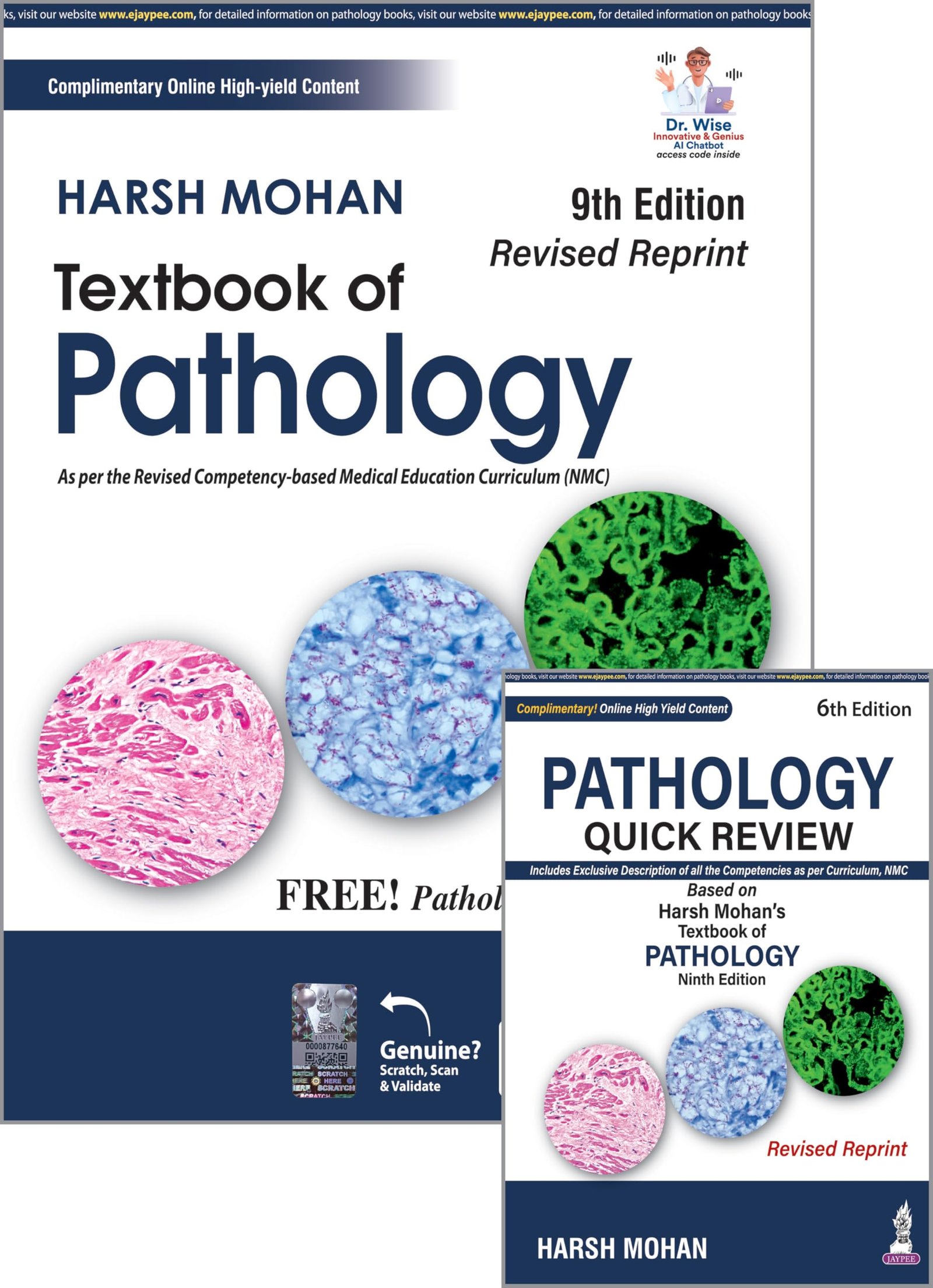 Textbook of Pathology By Harsh Mohan, 9th Edition (Revised Reprint)