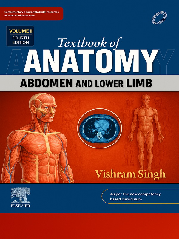 Textbook Of Anatomy Abdomen And Lower Limb 4/e (Vol 2) By Vishram Singh