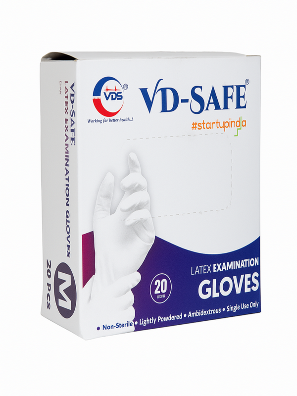 Examination gloves M size pack of 20