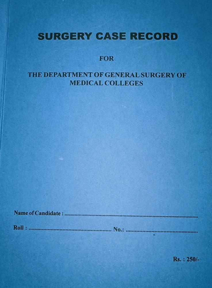 Surgery Case Record Book