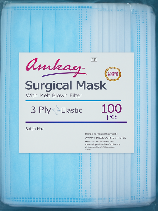 3 ply mask 100pcs packet