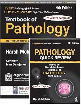 Textbook of Pathology 9th edition (Free Pathology Quick Review) – 10 February 2023 by Harsh Mohan (Author)